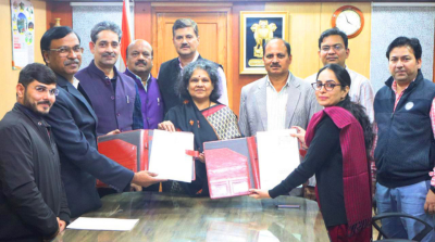 HLL Signs MoU between National Minorities Development & Finance Corporation (NMDFC) on for supply of Sanitary Napkin Vending machines and incinerators under CSR program of NMDFC.